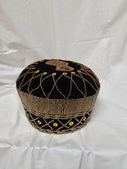 African Traditional  Men's Cap king African wedding hat