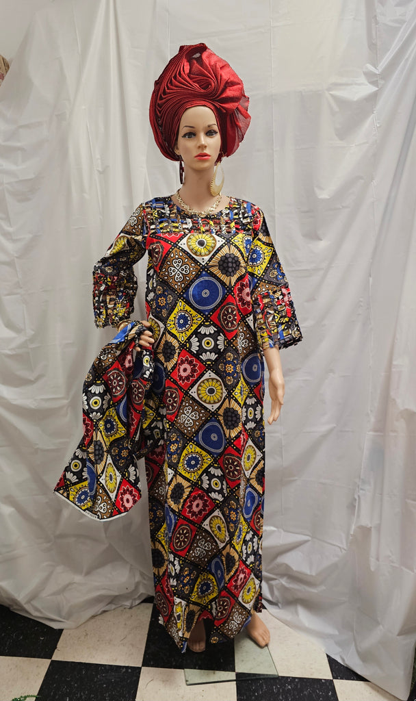 Beautiful High Quality Elegant Women Dress Ready to wear Ankara Print