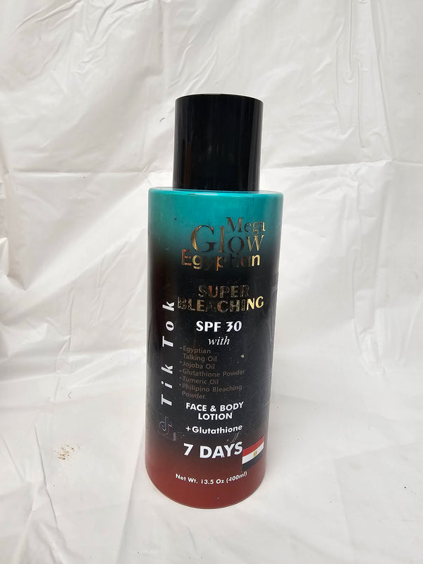 Mega Glow Egyptian super spf30 face & Body 400ml