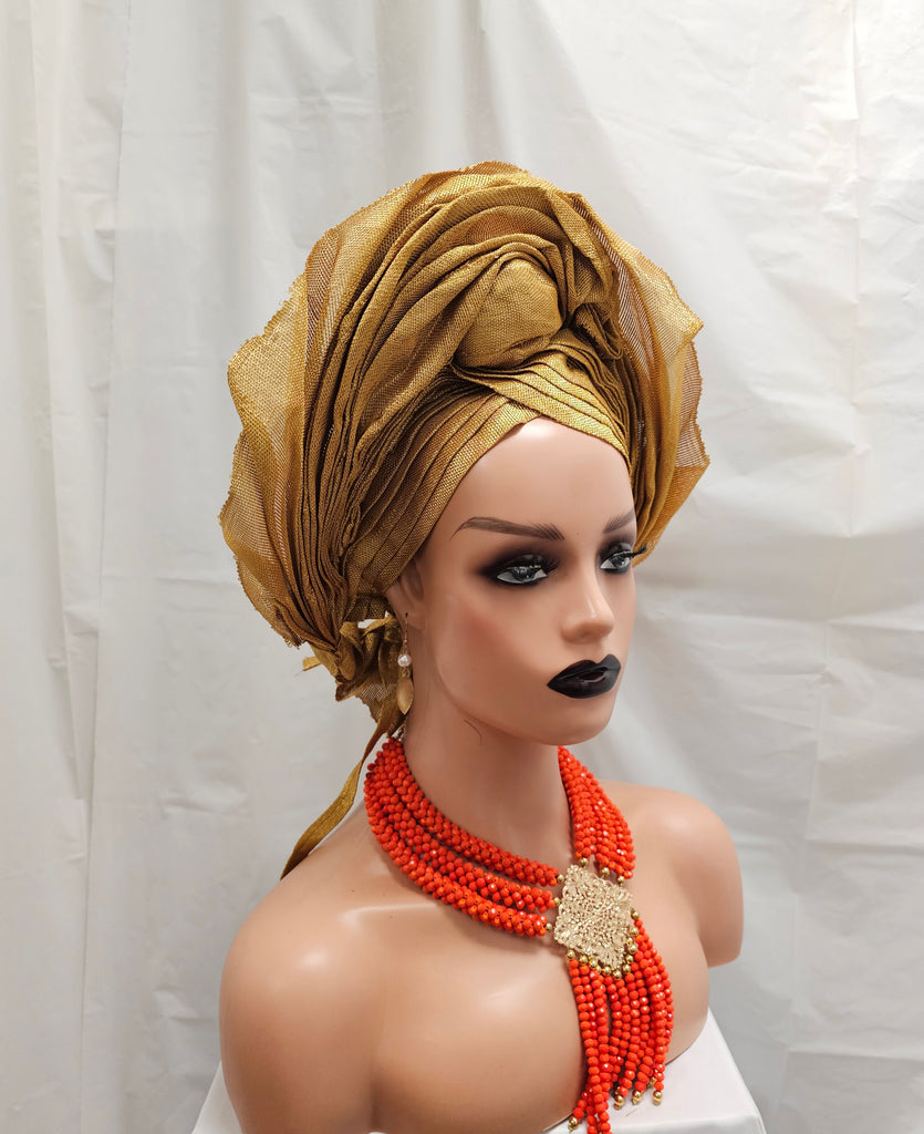 African Auto Gele Headtie