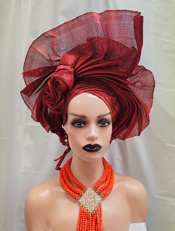 Wedding Ready tie Auto Gele Headtie