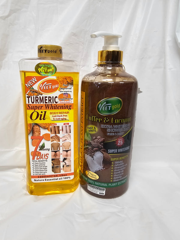 Veetgold Tumeric oil & Shower gel 1000ml