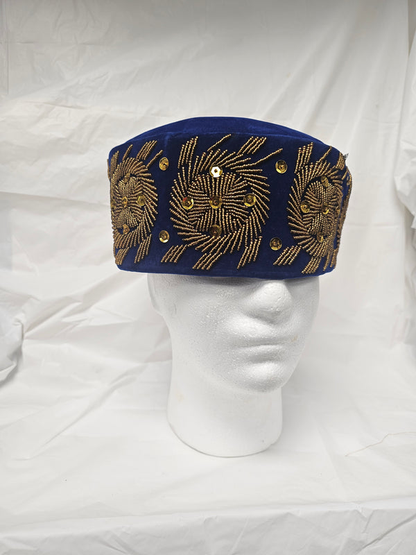 Royal  Luxury Wedding African Hat for men Cap