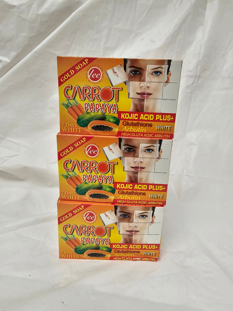 Lee carrot papaya kojic Soap 160g