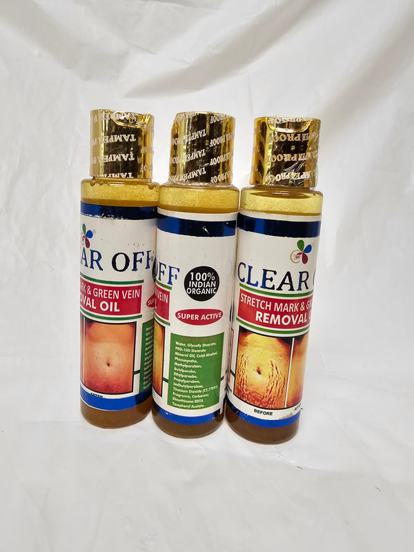 Clear off stretch marks & green vein removal oil