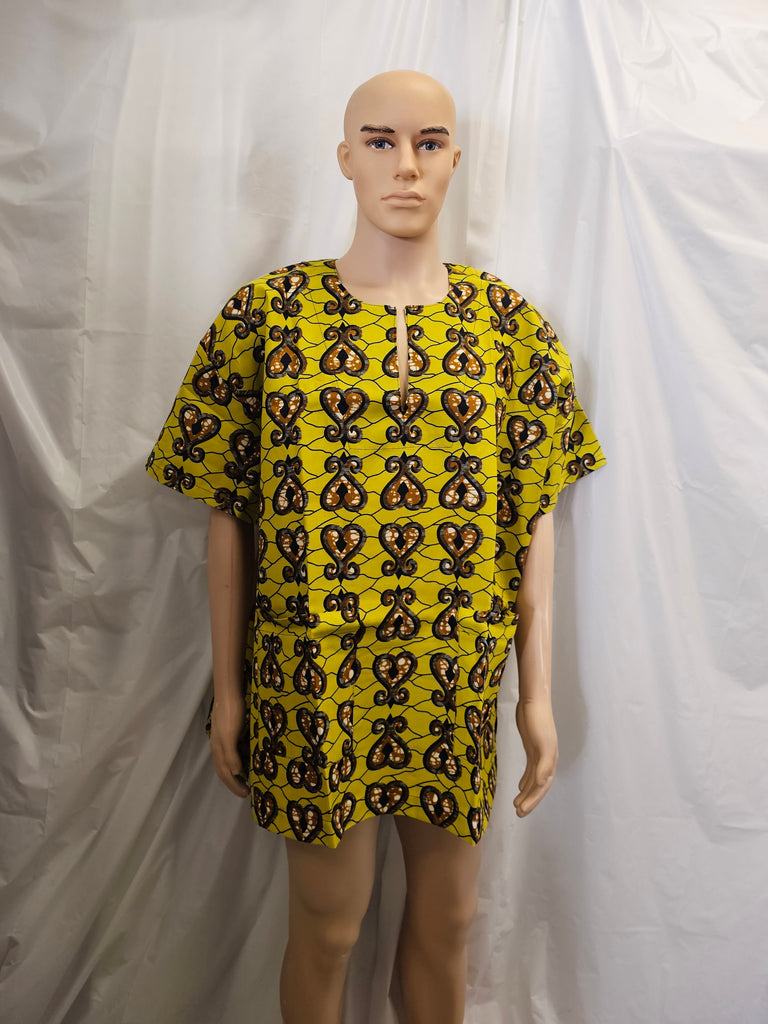 African Ankara Unisex Shirt Top 2