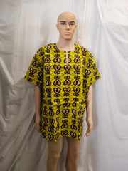 African Ankara Unisex Shirt Top 2