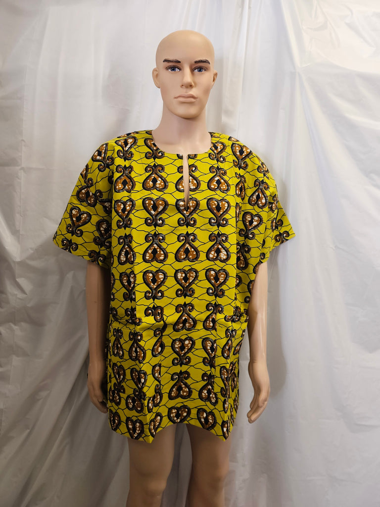 African Ankara Unisex Shirt Top 2