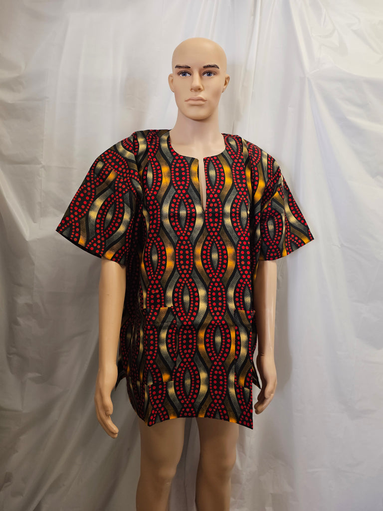 African Ankara Unisex Shirt Top 6