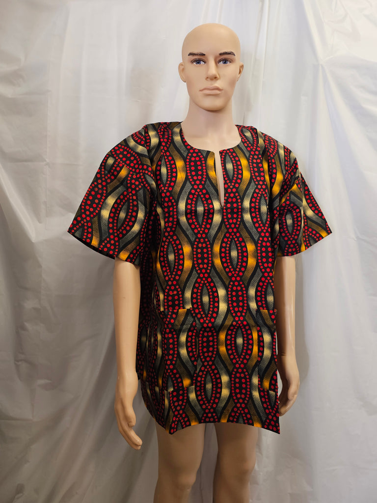 African Ankara Unisex Shirt Top 6