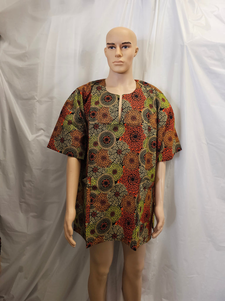 African Ankara Unisex Shirt Top 8