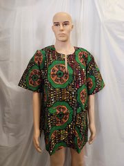 African Ankara Unisex Shirt Top 5