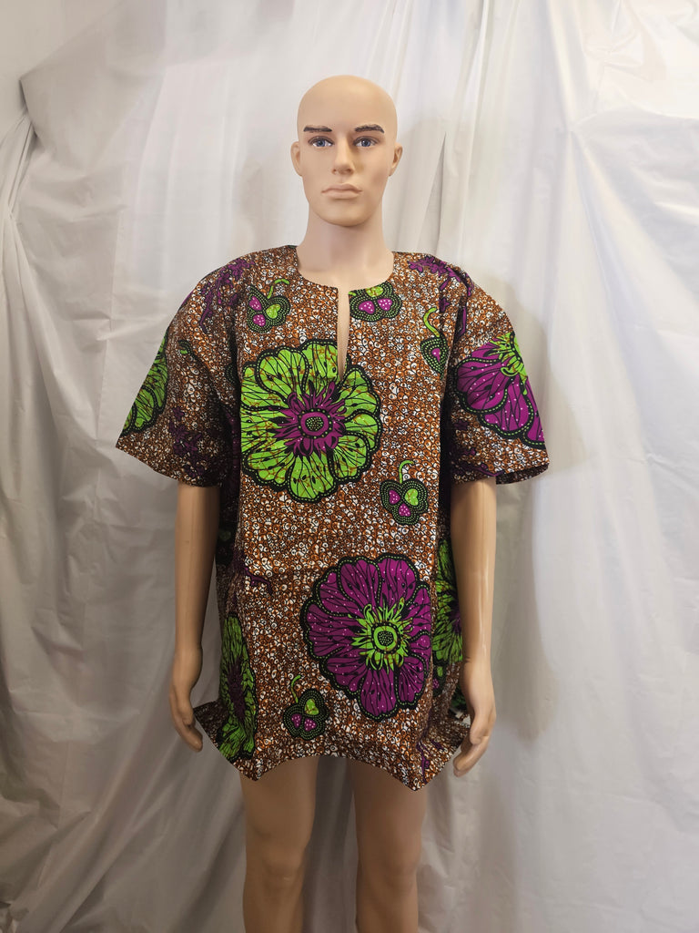 African Ankara Shirt Top 14