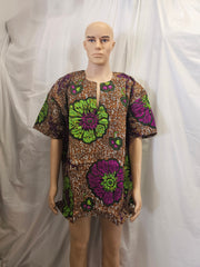 African Ankara Shirt Top 14