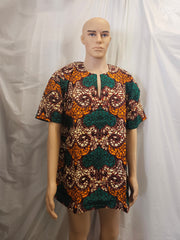 African Ankara Shirt Top 15