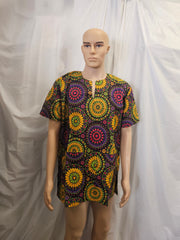 African Ankara Shirt Top 18