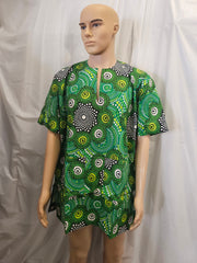 African Ankara Traditional Unisex Shirt Top 21