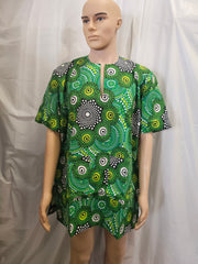 African Ankara Traditional Unisex Shirt Top 21