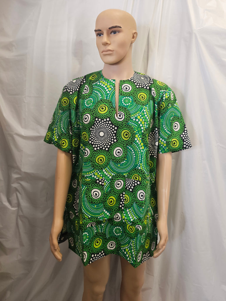 African Ankara Traditional Unisex Shirt Top 21