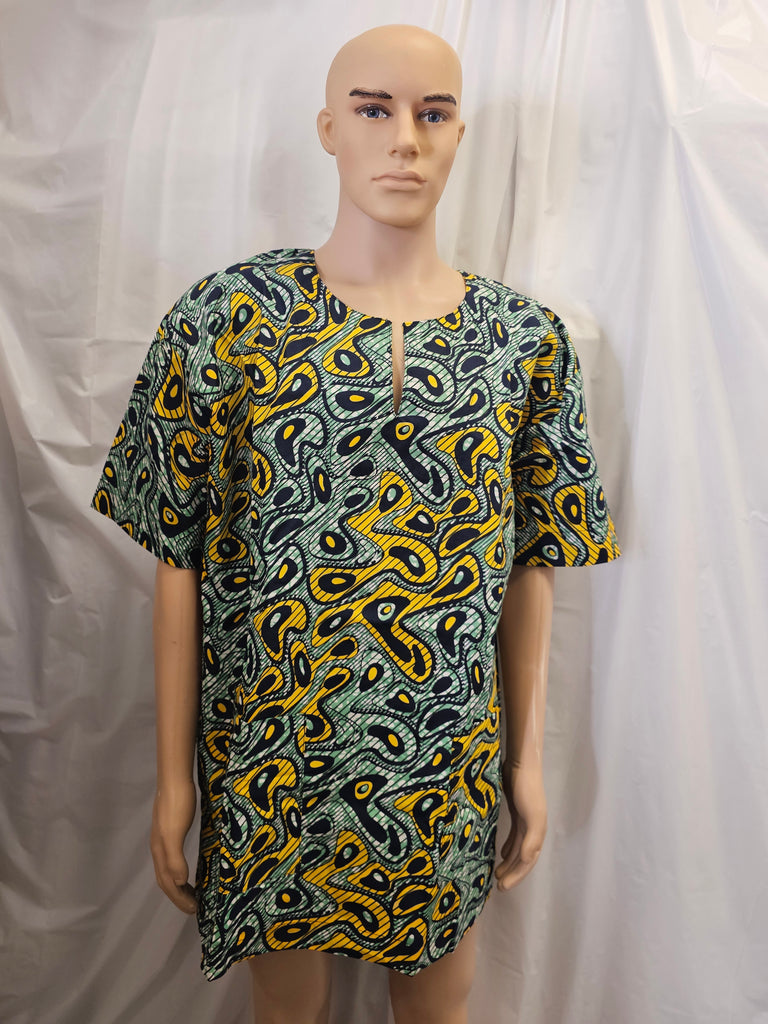 African Ankara Traditional Unisex Shirt Top 29