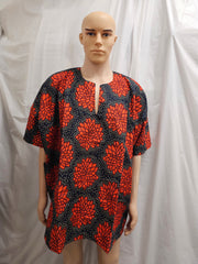 Traditional African Unisex Ankara Shirt Top 39