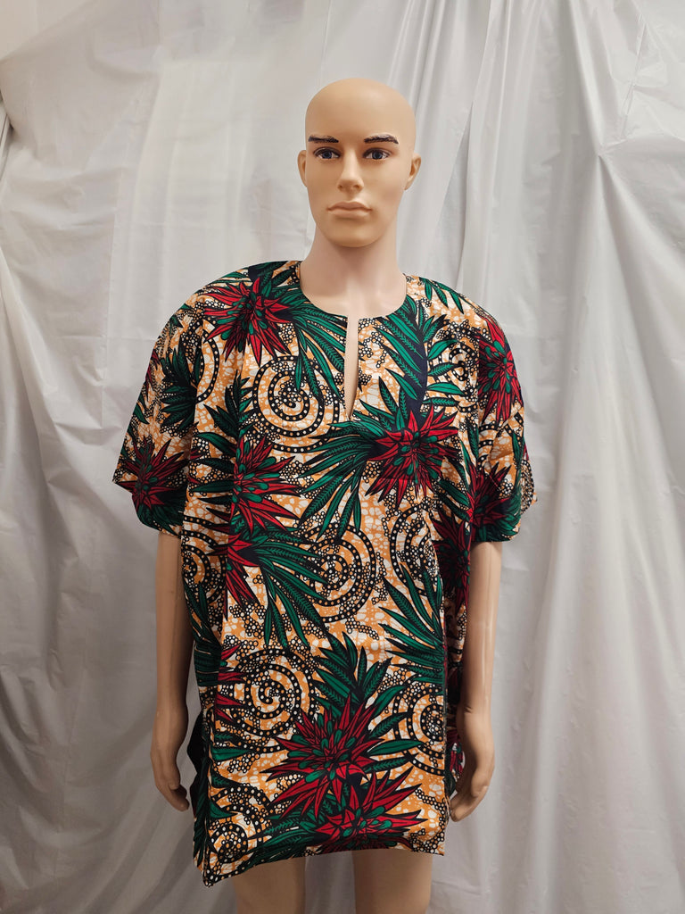 Traditional African Unisex Ankara Shirt Top 40