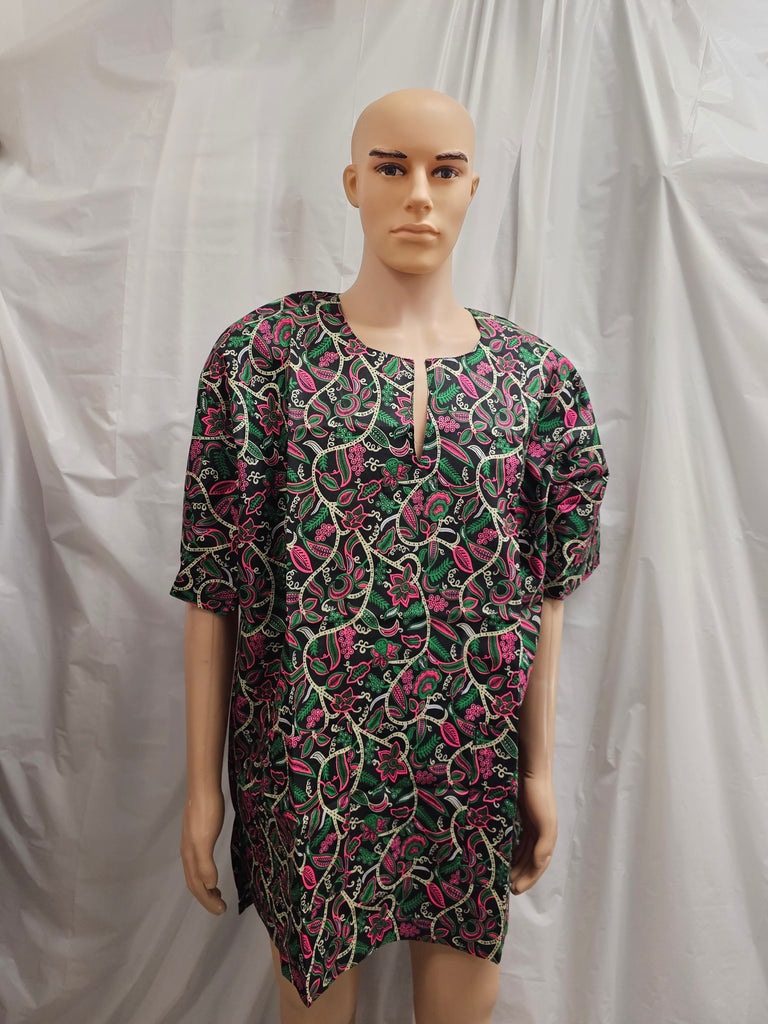 Traditional African Unisex Ankara Shirt Top 40