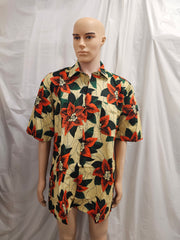Traditional African Unisex Ankara Shirt Top 43