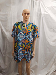 African Nigeria Traditional Unisex Danshiki Top