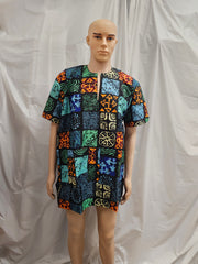 African Nigeria Traditional Unisex Danshiki Top