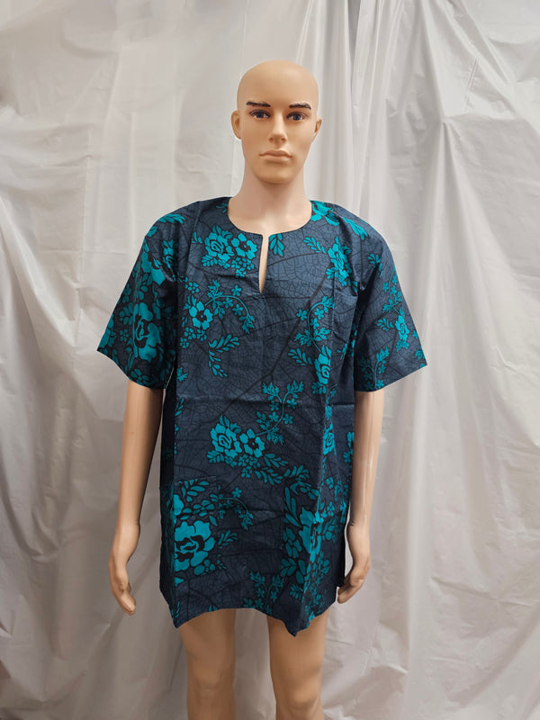 Men African Nigeria Traditional Unisex Danshiki Top