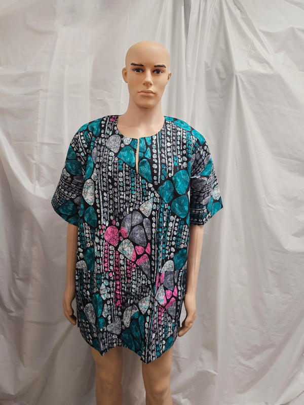 African unisex Nigeria Traditional Unisex Danshiki Top