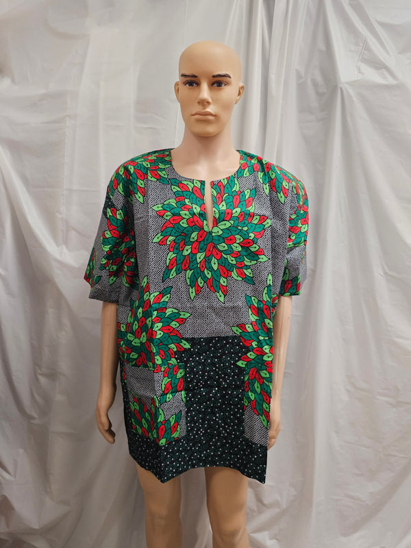 African unisex Nigeria Traditional Unisex Danshiki Top