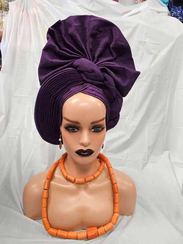 African Headtie Pre Tie Gale