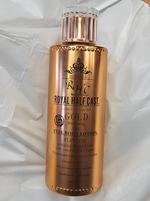 Royal Half Cast Gold Body Milk 3 in 1