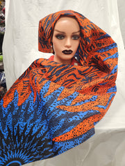 Traditional Ankara  Elegant Beautiful print Women Headtie Scarfs