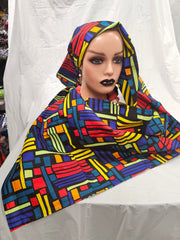 Traditional Ankara  Elegant Beautiful print Women Headtie Scarfs