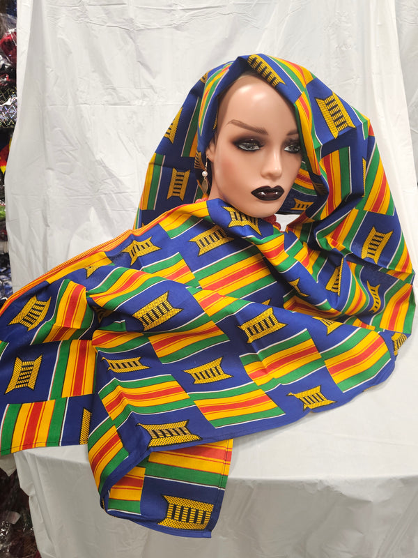 Head Wraps Ankara  Elegant Beautiful print Women Headtie Scarfs