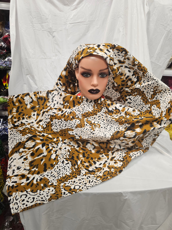 Scarfs Ankara  Elegant Beautiful print Women Headtie Scarfs