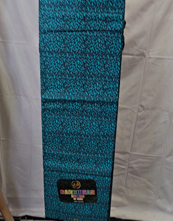100 % cotton Carribean kombo High Quality Ankara print Fabric 6 yard