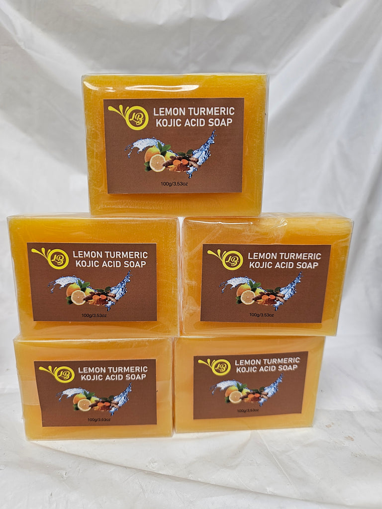 Lemon Turmeric kojic Acid brightening soap 100g