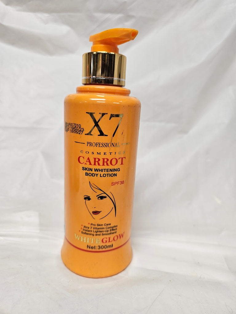 X7 Professional Carrot lightening body milk 300ml