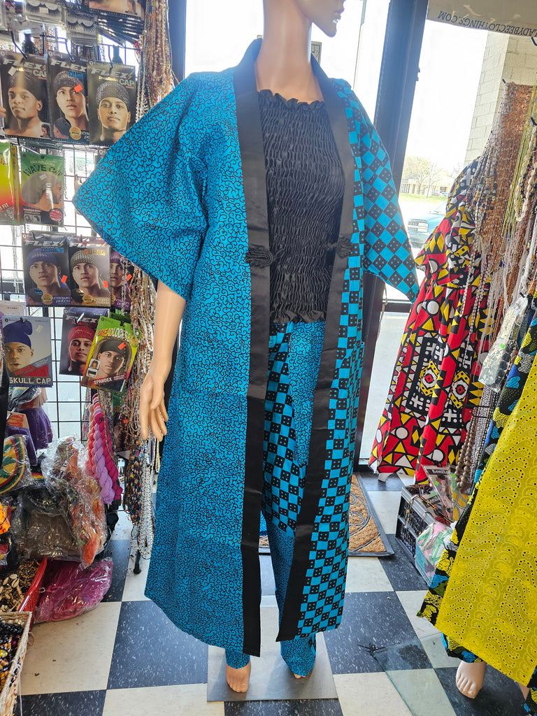 3 piece Ankara pant set