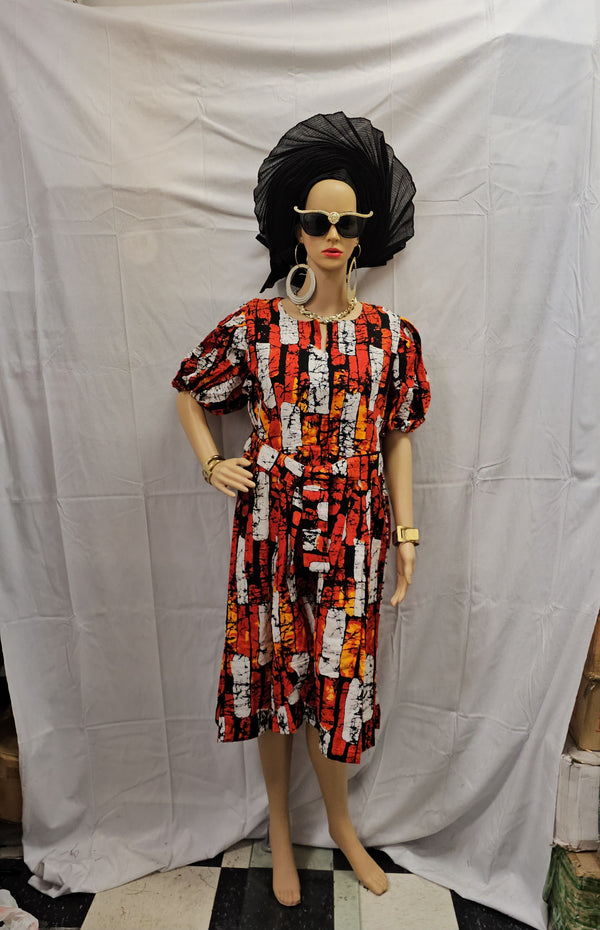 African Women Ready to Wear Dress Short Dress