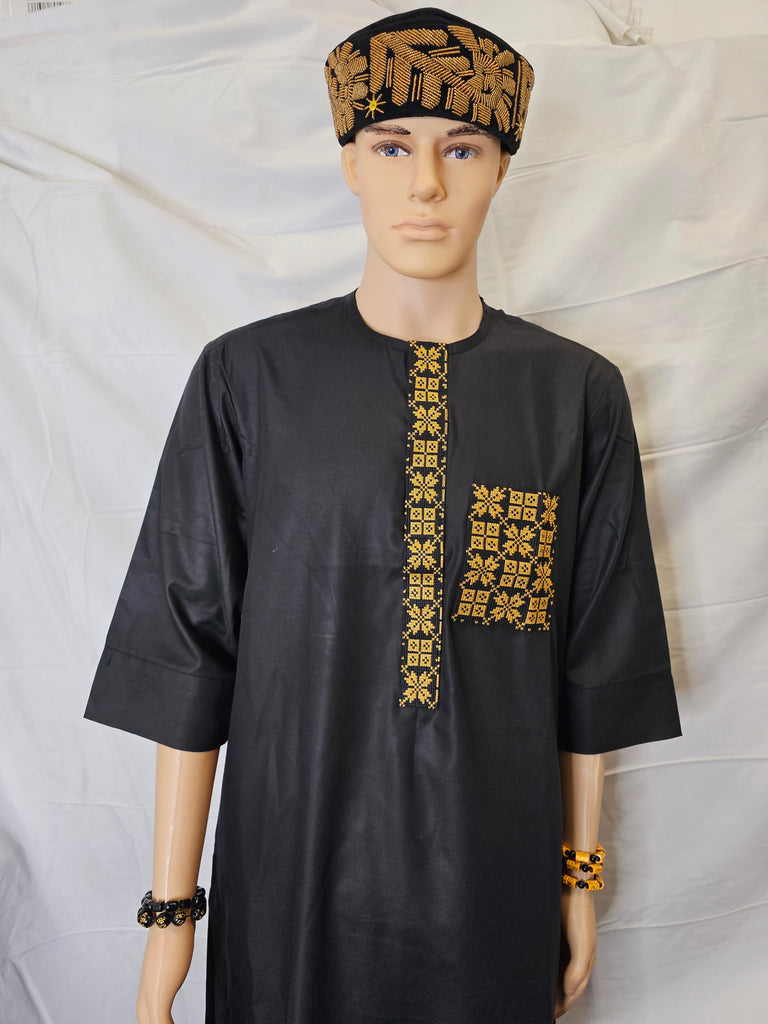 2 piece Nigeria MEN TRADITIONAL AFRICAN CLOTHING
