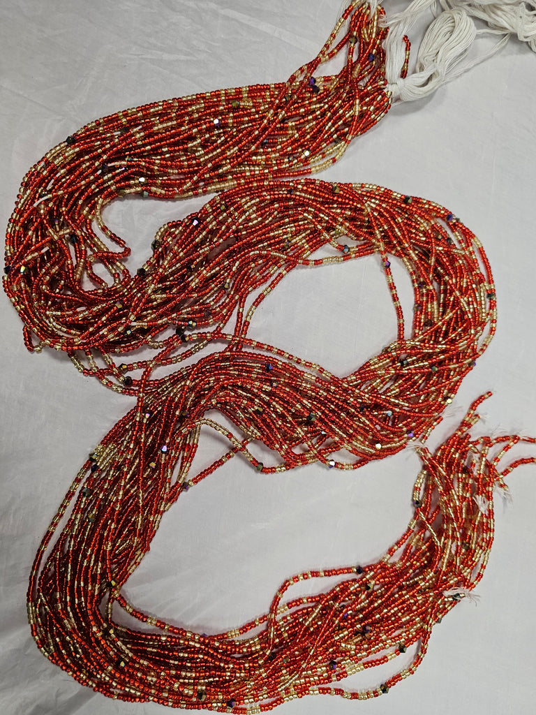 African Rope Waist Beads Belly Jewelry #21
