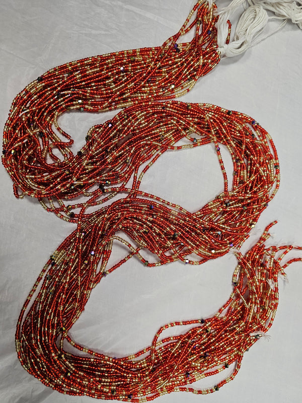 African Rope Waist Beads Belly Jewelry #21