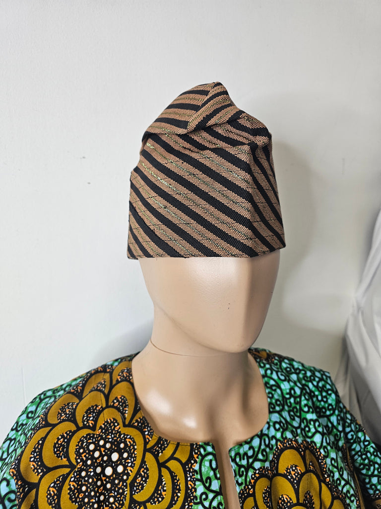 Odogu Luxury African Men Cap for Traditional Ceremoneis