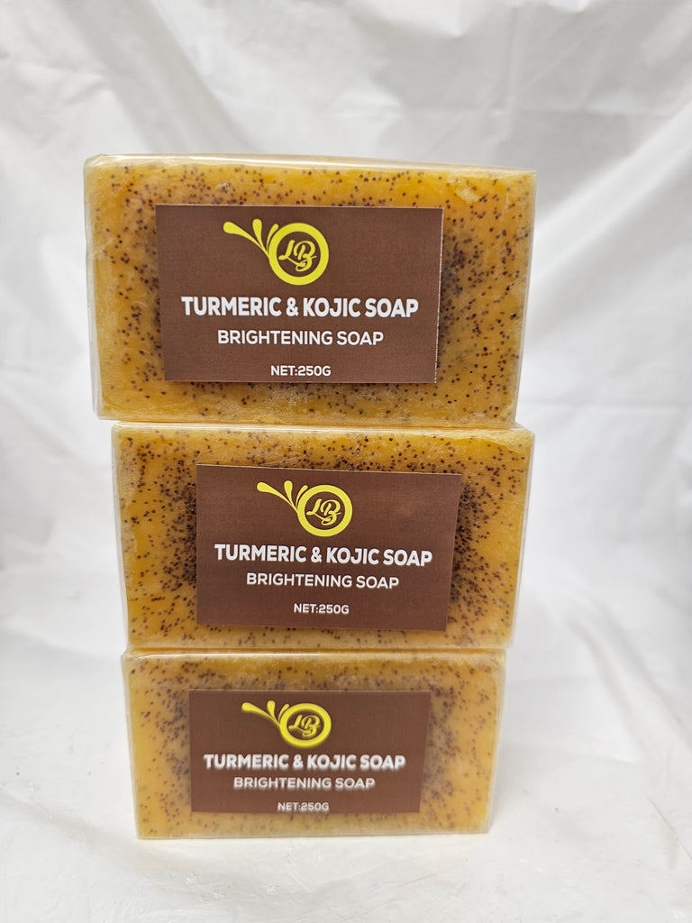 Turmeric & kojic brightening soap 250g