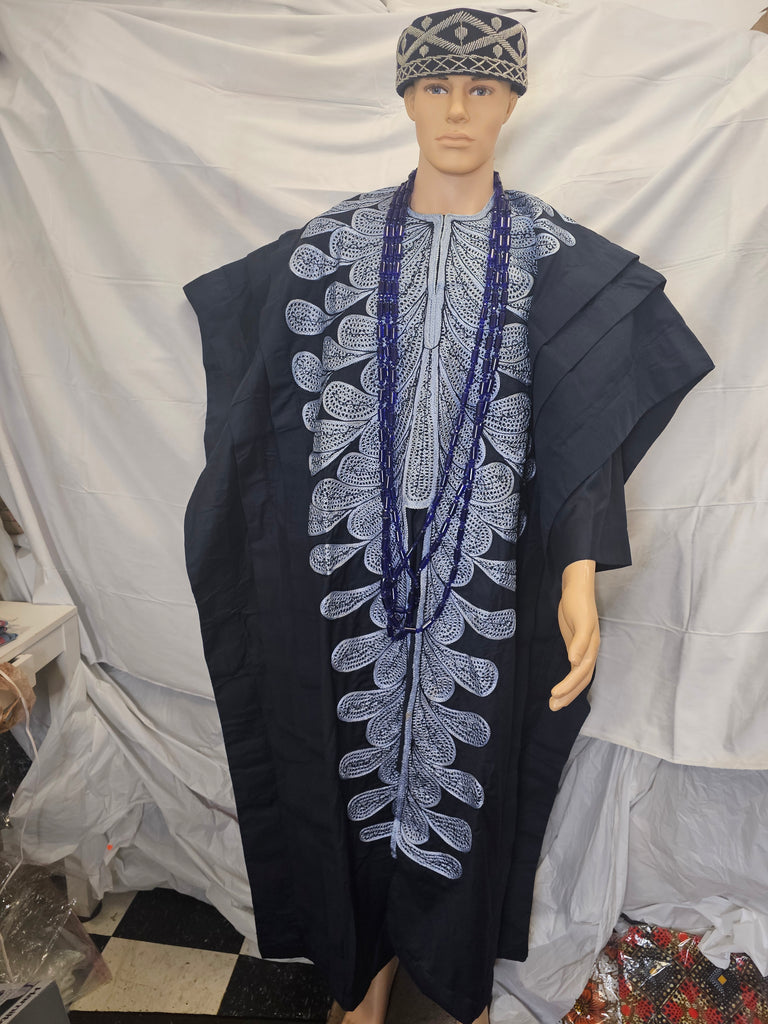 Senator High Quality 3 piece Suit AgbadaWedding Party Nigeria MEN TRADITIONAL AFRICAN CLOTHING